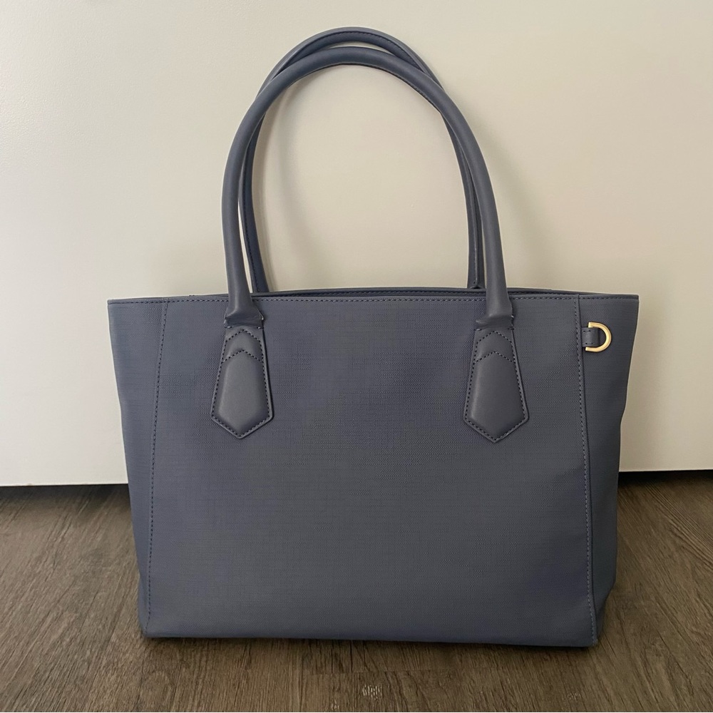 Dagne Dover Dusty Blue Signature Tote Bag